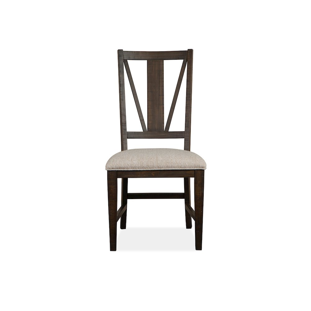 Westley Falls Graphite Upholstered Side Chair Two Pack