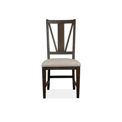 Westley Falls Graphite Upholstered Side Chair Two Pack