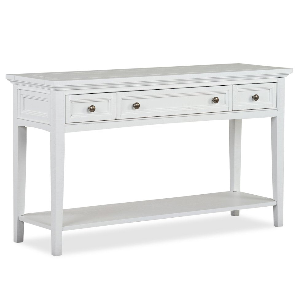 Heron Cove Chalk White Rectangular Sofa Table