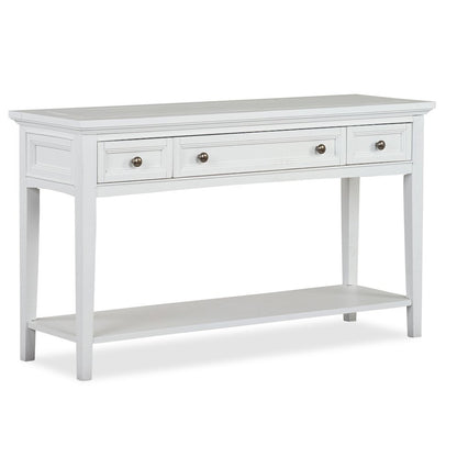 Heron Cove Chalk White Rectangular Sofa Table