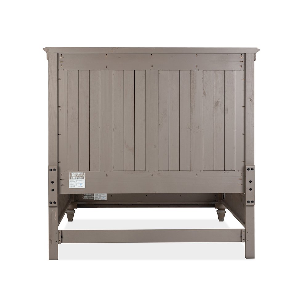 Lancaster Dovetail Grey Queen Panel Bed