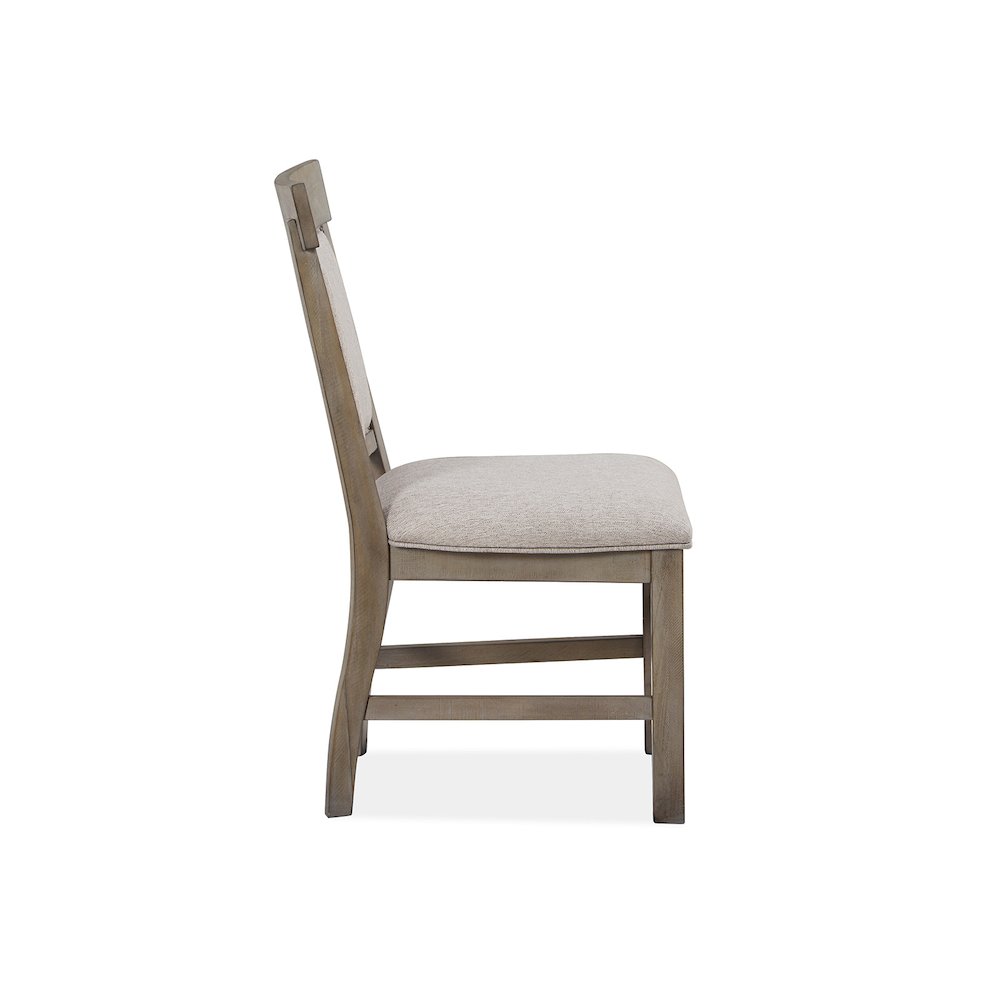 Tinley Park Dove Tail Grey Upholstered Side Chair Two Pack