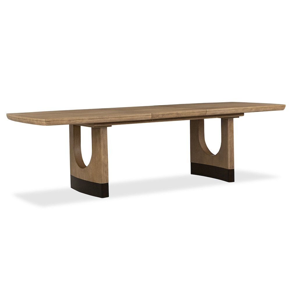 Tristan Swiss Coffee Extendable Trestle Dining Table