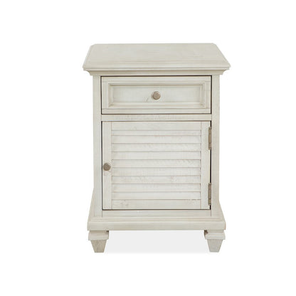 Newport Alabaster Chairside End Table