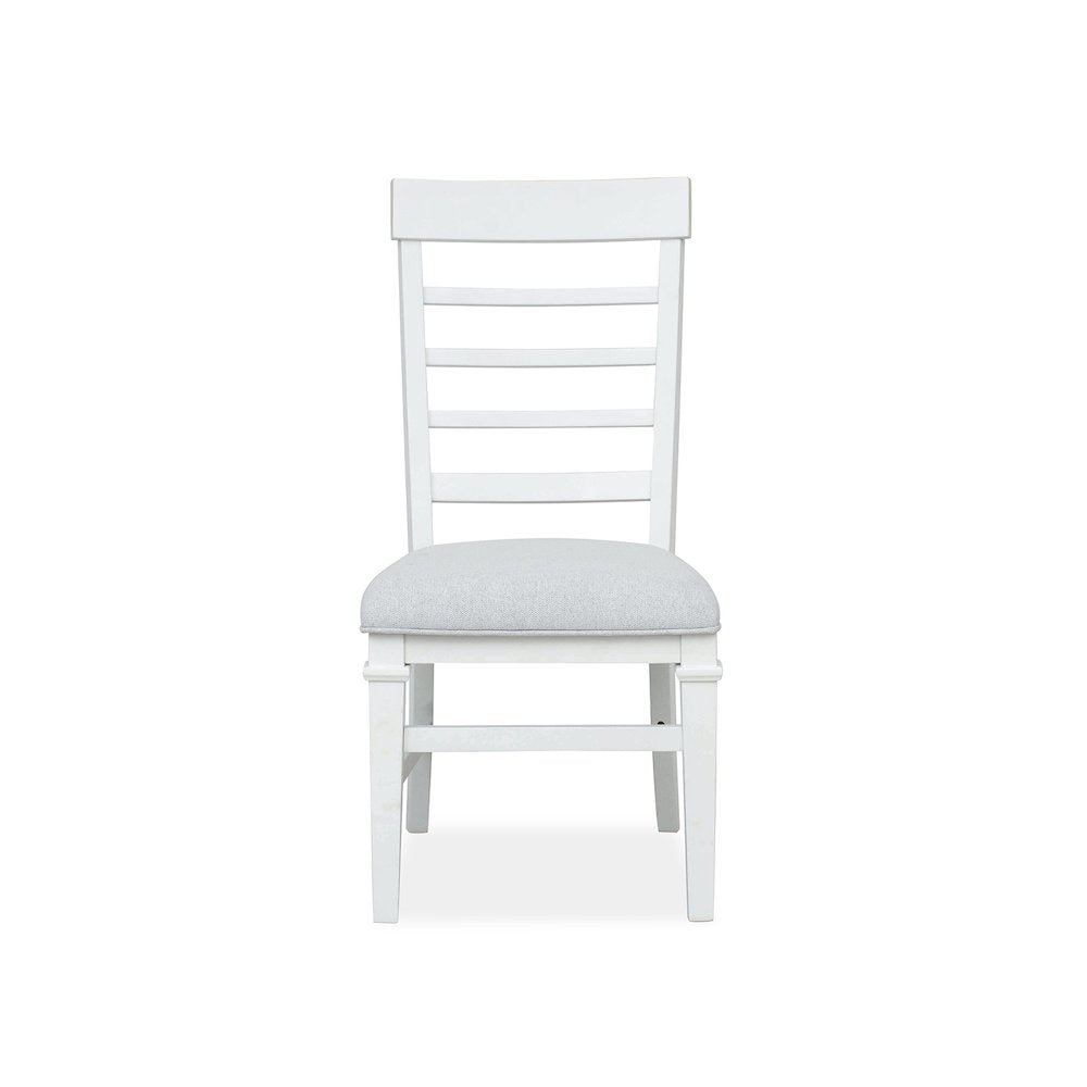 Charleston White Dove White Upholstered Side Chair Two Pack