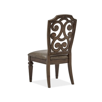 Durango Willadeene Brown Upholstered Side Chair Two Pack