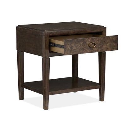 Rowan Espresso Open Nightstand