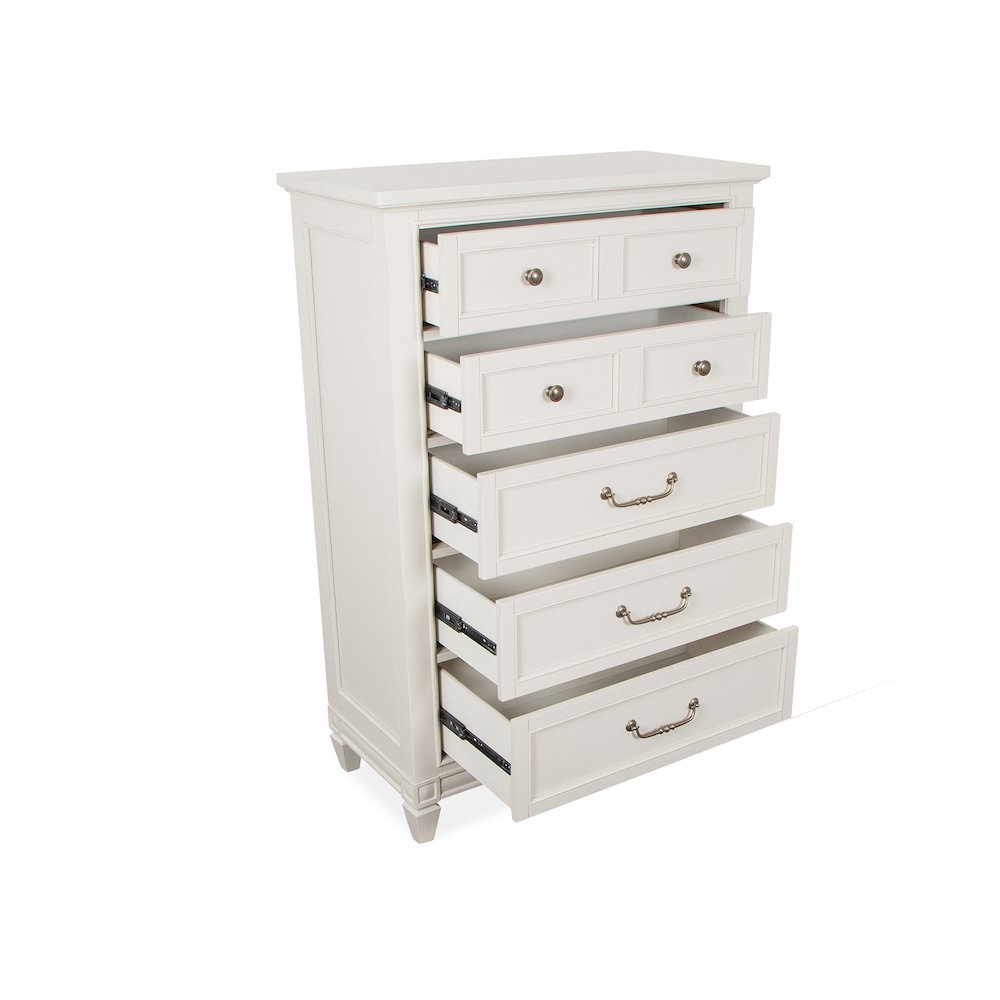 Willowbrook Egg Shell White With Slight Rub Through Drawer Chest