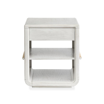 Sunset Cove Moonlight Pearl Chairside End Table