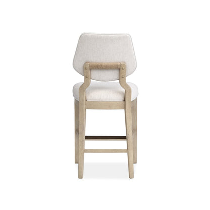 Sunset Cove Sanibel Brown Upholstered Counter Chair Two Pack