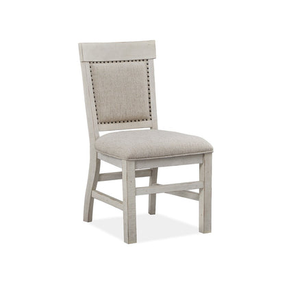 Bronwyn Alabaster And Toasted Nutmeg Upholstered Side Chair Two Pack