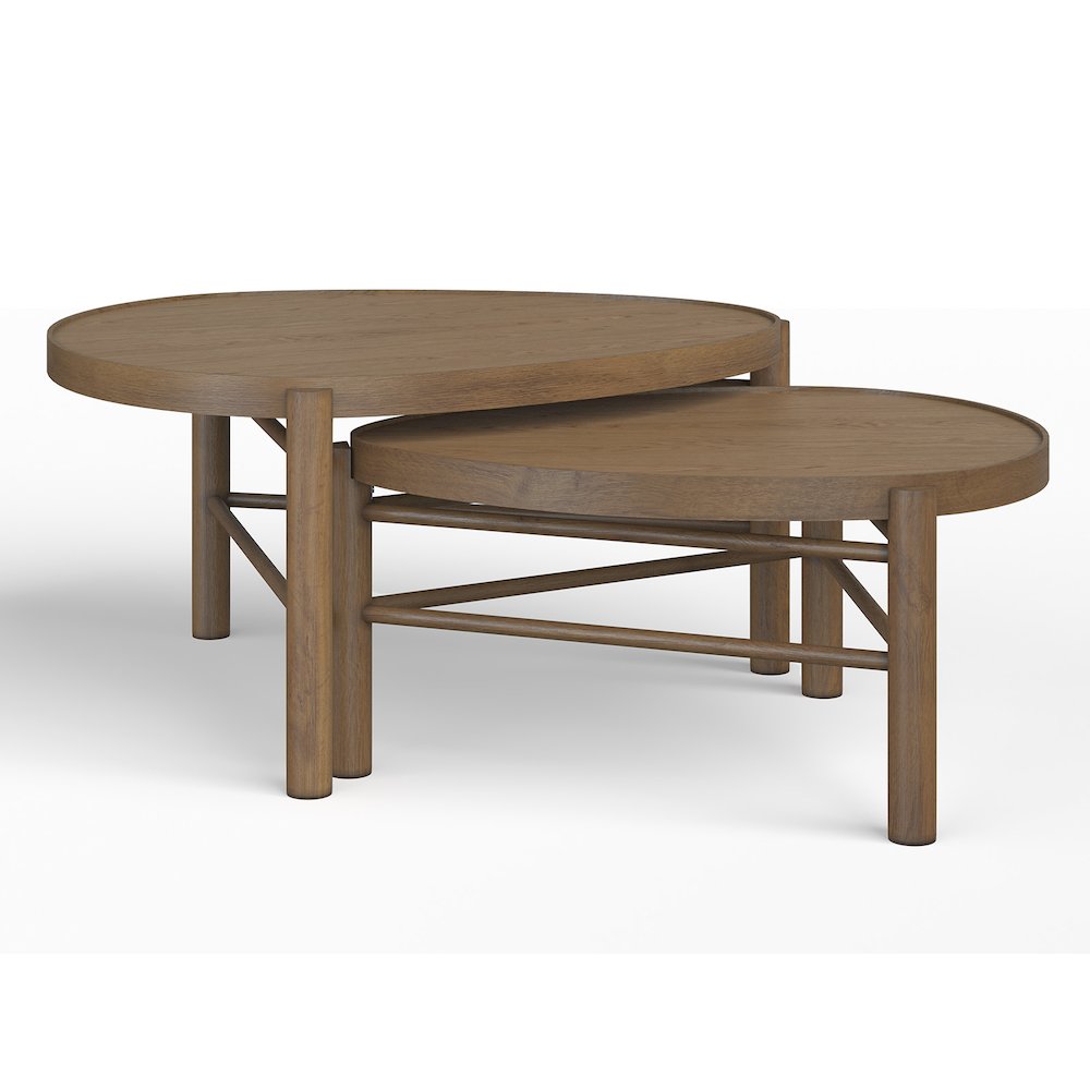 Hadleigh Brown Honey Nesting Cocktail Table