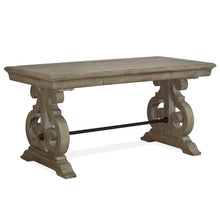 Tinley Park Dove Tail Grey Writing Desk