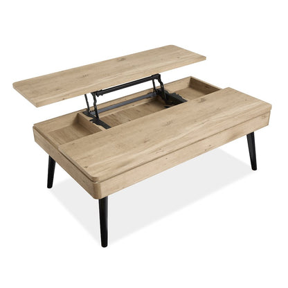 Fletcher Driftwood Lift Top Storage Cocktail Table