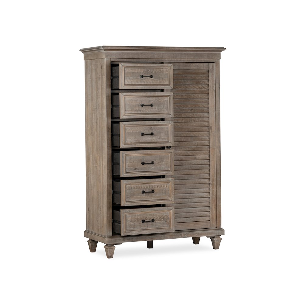 Lancaster Dovetail Grey Gentleman'S Chest