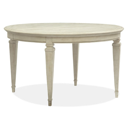 Newport Alabaster Extendable Round Dining Table