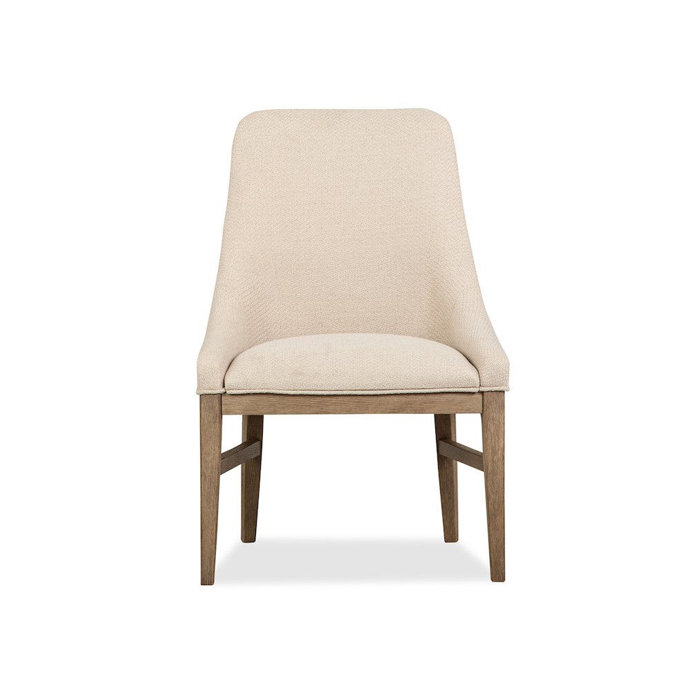 Tristan Swiss Coffee Upholstered Arm Chair Two Pack