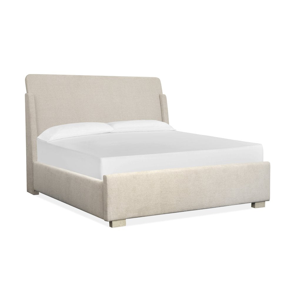 Lorelei Misty Cloud California King Upholstered Sleigh Bed