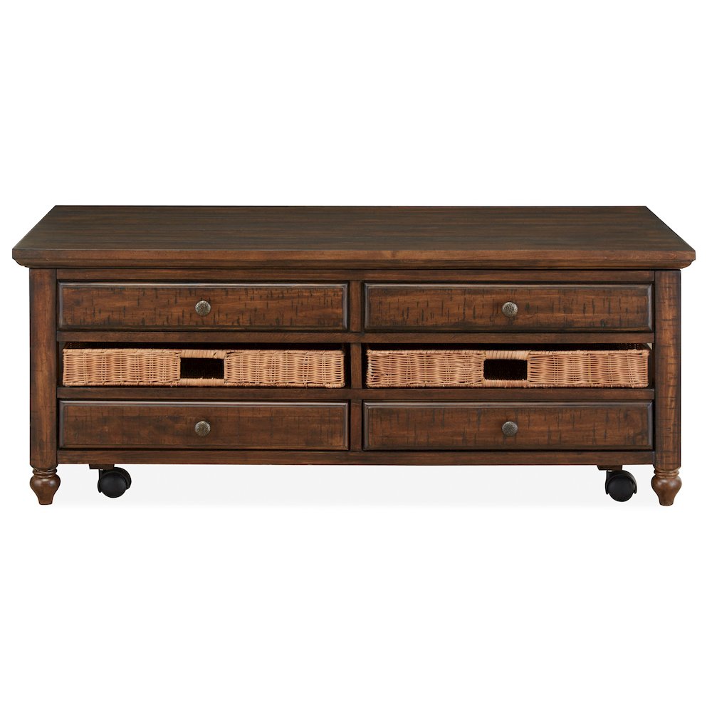 Cottage Lane Coffee Rectangular Lift Top Cocktail Table