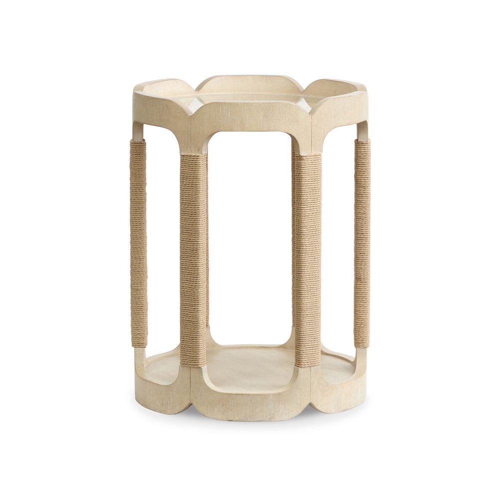 Sunset Cove Sanibel Brown Drum Table