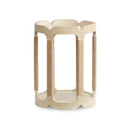 Sunset Cove Sanibel Brown Drum Table