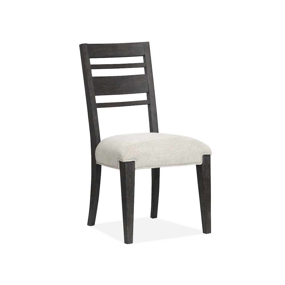 Plum Creek Ravenwood Black Upholstered Side Chair Two Pack