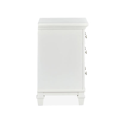 Charleston White Dove White Drawer Nightstand