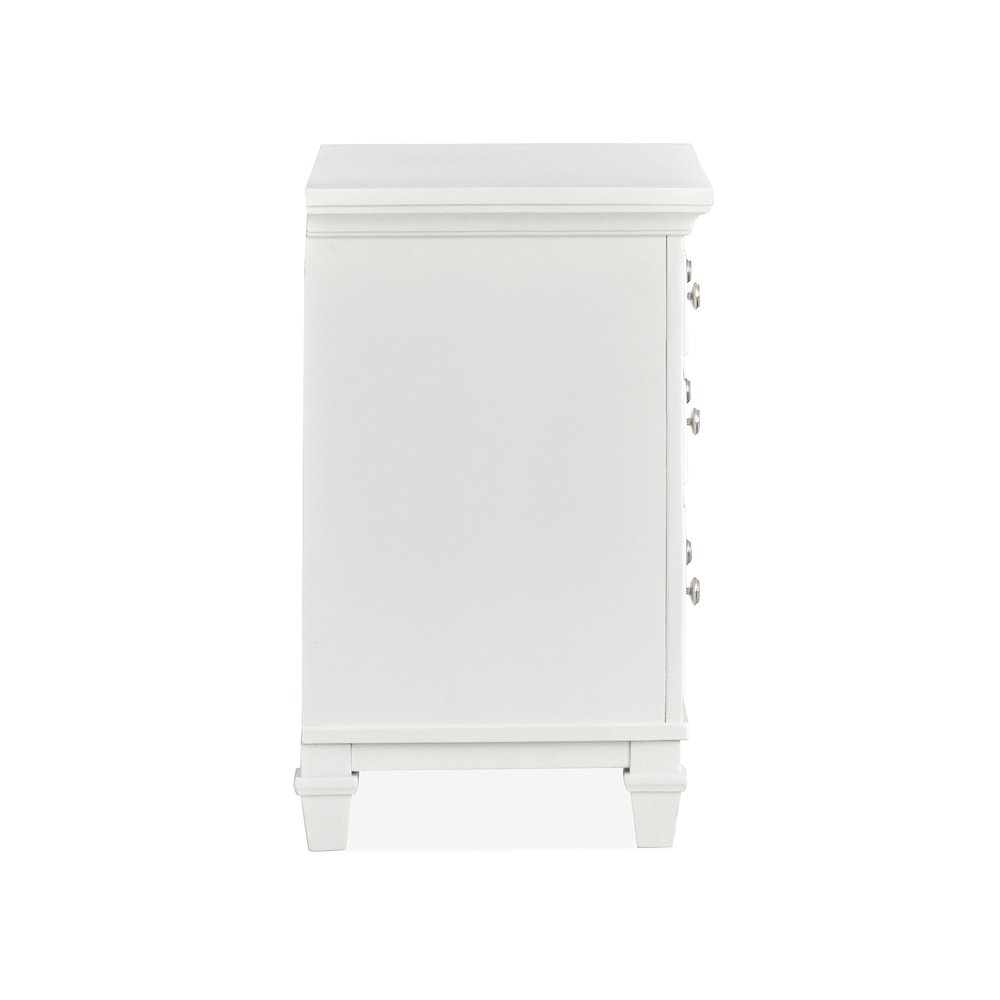 Charleston White Dove White Drawer Nightstand