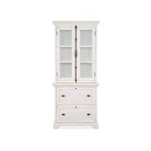 Bronwyn Alabaster Lateral File With Hutch