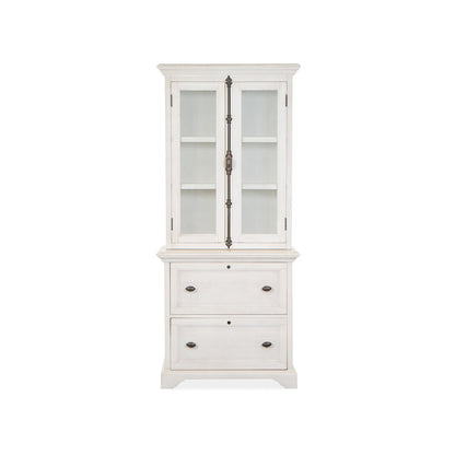 Bronwyn Alabaster Lateral File With Hutch