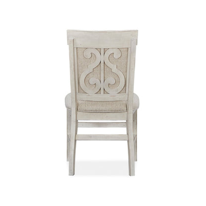 Bronwyn Alabaster And Toasted Nutmeg Upholstered Side Chair Two Pack