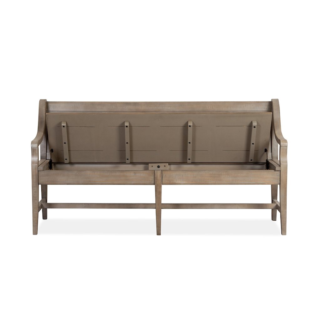 Paxton Place Dovetail Grey Bench
