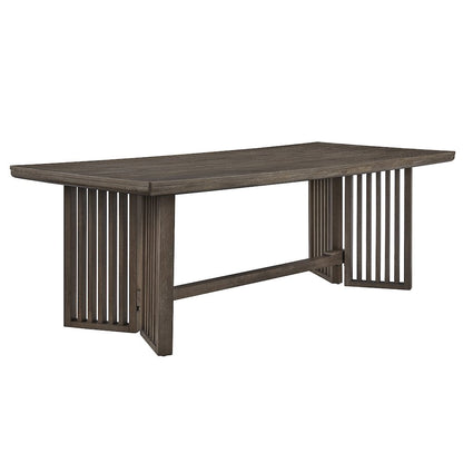 Kavanaugh Weathered Kona Brown Trestle Dining Table