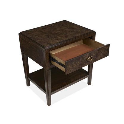 Rowan Espresso Open Nightstand