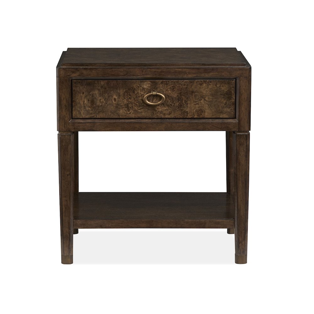 Rowan Espresso Open Nightstand