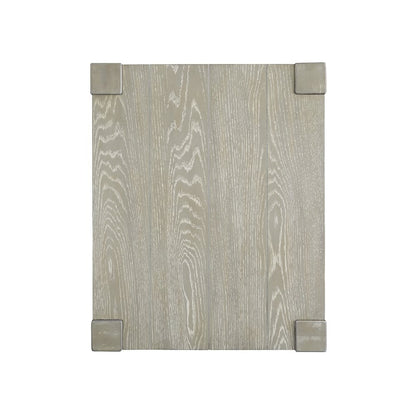 Burgess Calico Grey Rectangular End Table