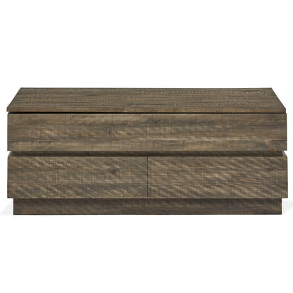 Baisden Tobacco Lift Top Storage Cocktail Table With Casters