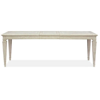 Newport Alabaster Extendable Rectangular Dining Table