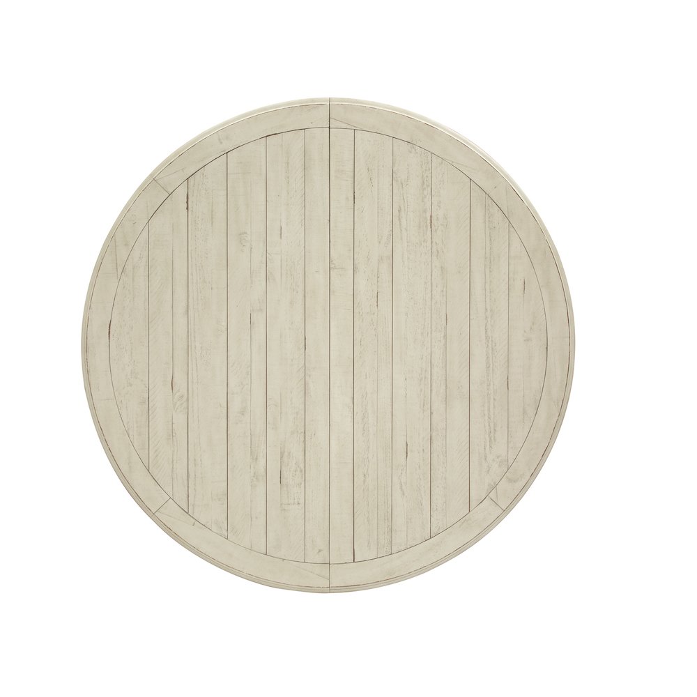 Newport Alabaster Extendable Round Dining Table