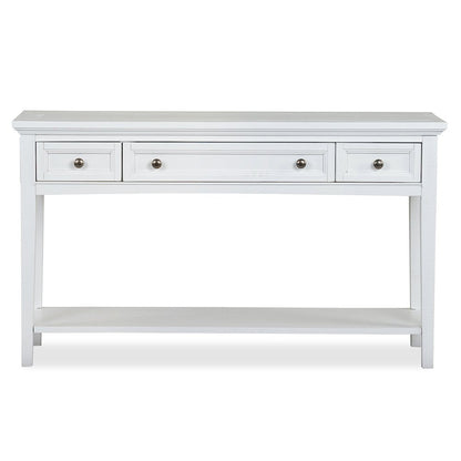 Heron Cove Chalk White Rectangular Sofa Table