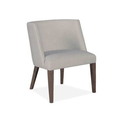 Kavanaugh Weathered Kona Brown Upholstered Host Chair Two Pack