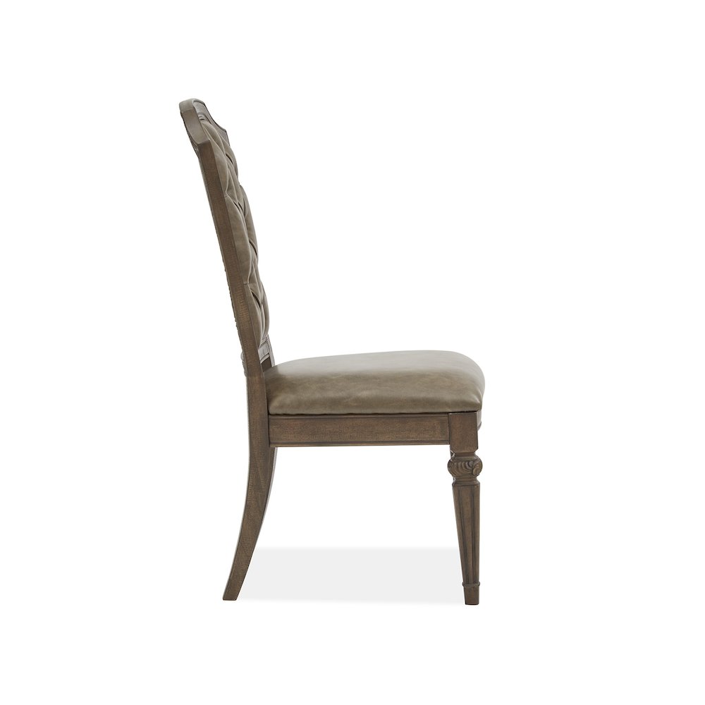 Durango Willadeene Brown Upholstered Side Chair Two Pack