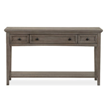 Paxton Place Dovetail Grey Rectangular Sofa Table