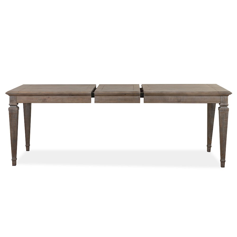 Lancaster Dovetail Grey Extendable Rectangular Dining Table