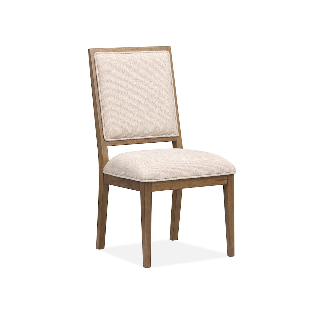 Marcel Harvest Brown Upholstered Side Chair Two Pack