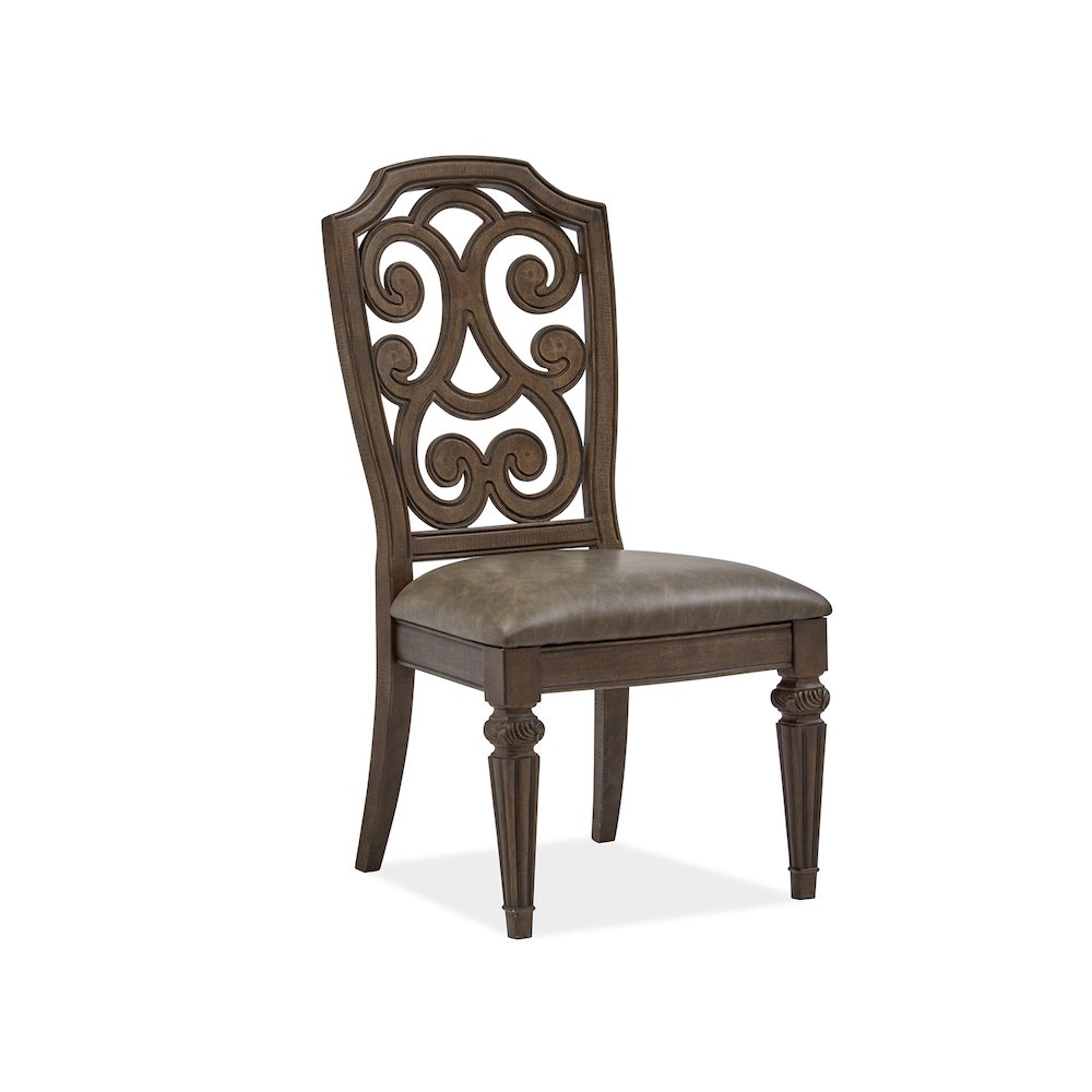 Durango Willadeene Brown Upholstered Side Chair Two Pack