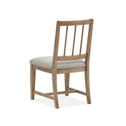 Lindon Belgian Wheat Upholstered Side Chair Two Pack