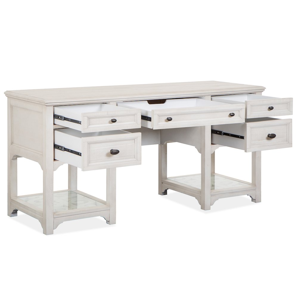 Bronwyn Alabaster Desk With Hutch