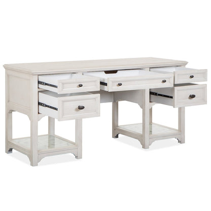 Bronwyn Alabaster Desk With Hutch