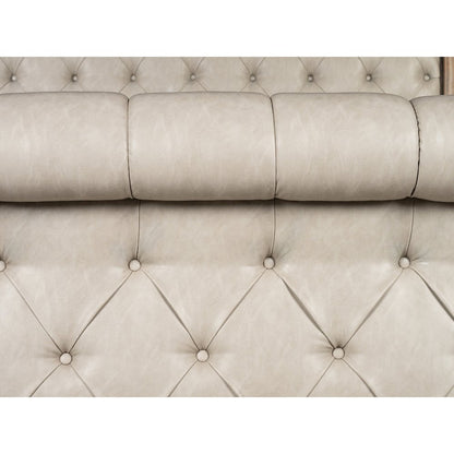 Marisol Fawn Queen Upholstered Sleigh Bed